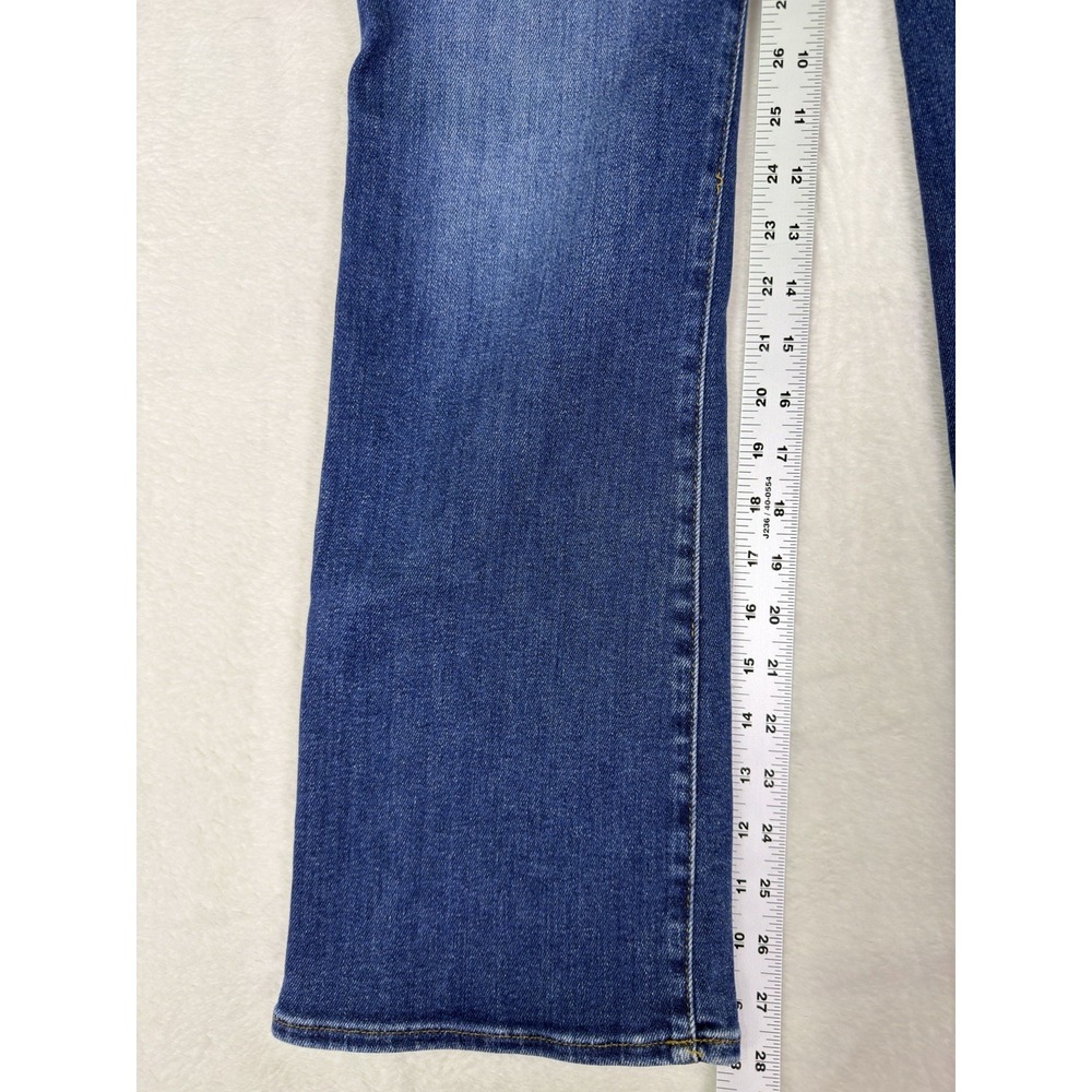 Good American Jeans Womens 6/28 Blue High Rise Good Legs Mini Crop Bootcut - Picture 5 of 9